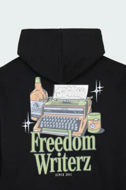 FREEDOM WRITERZ - Hoodie | Noir*JACKER Clearance