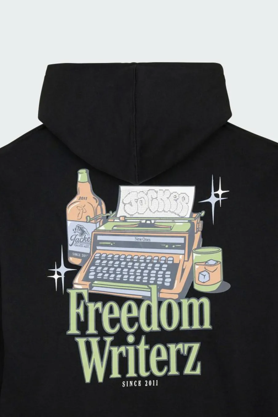 FREEDOM WRITERZ - Hoodie | Noir*JACKER Clearance