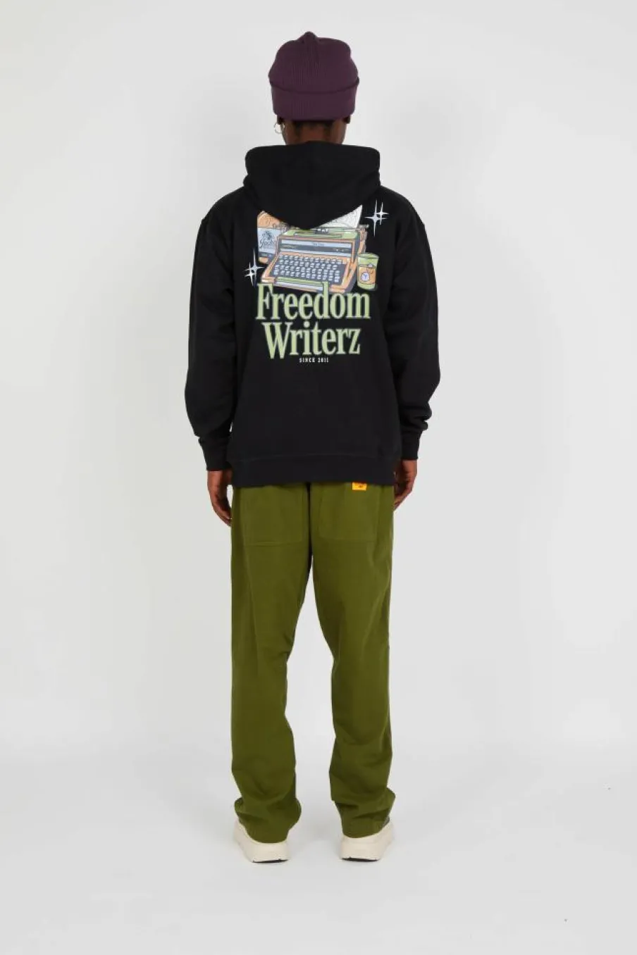 FREEDOM WRITERZ - Hoodie | Noir*JACKER Clearance