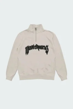 FUNNEL IRON PITCHER - Sweat zippé | Beige*WASTED Hot