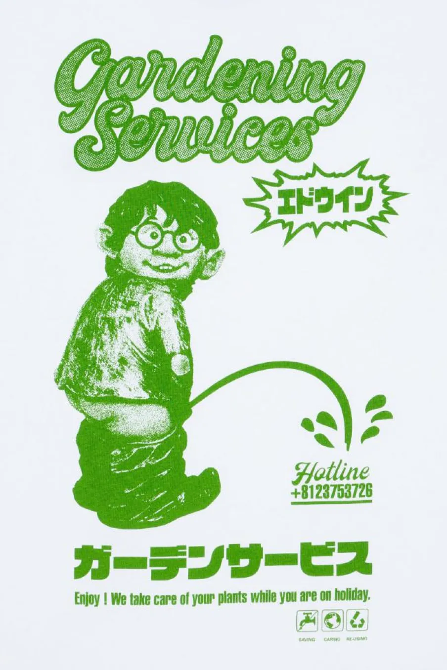 GARDENING SERVICES - T-shirt | Blanc*EDWIN Sale