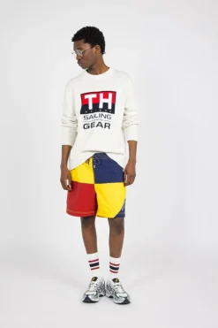 GI SAILING - Pull | Blanc*TOMMY JEANS Hot
