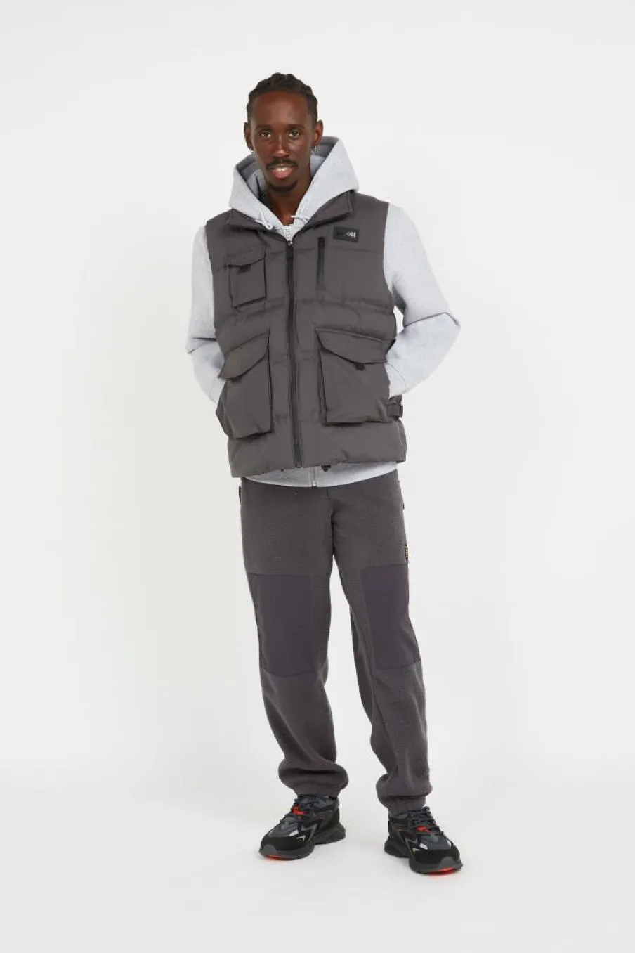 GILET MATELASSE FONCTIONNEL - Doudoune | Gris*SCHOTT Online