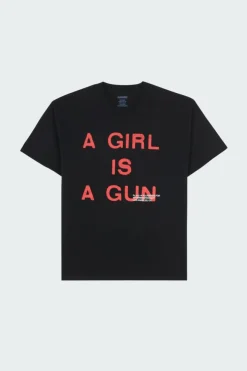 GIRL IS A GUN T-SHIRT - Modèle non visible : Modèle Femme | Noir*PLEASURES Hot