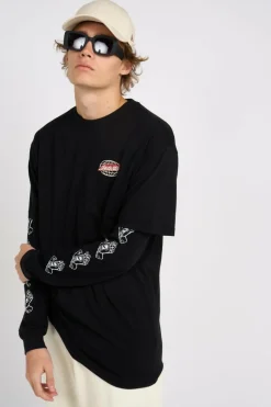 Global Flame Dot - T-shirt | Noir*SANTA CRUZ Hot