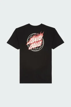 Global Flame Dot - T-shirt | Noir*SANTA CRUZ Hot