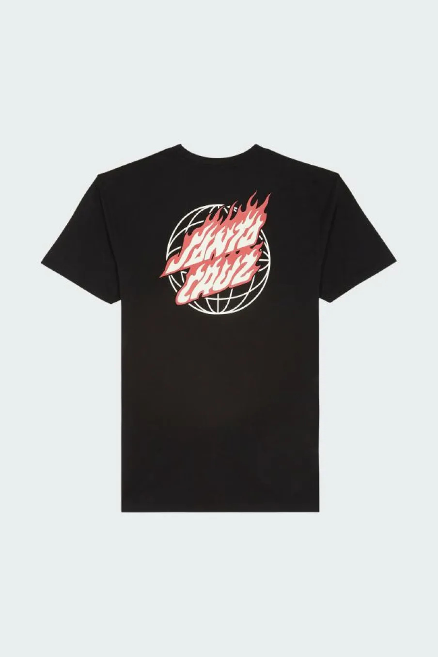 Global Flame Dot - T-shirt | Noir*SANTA CRUZ Hot