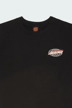 Global Flame Dot - T-shirt | Noir*SANTA CRUZ Hot