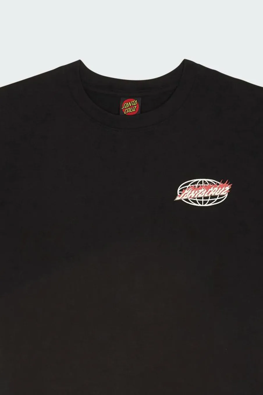 Global Flame Dot - T-shirt | Noir*SANTA CRUZ Hot