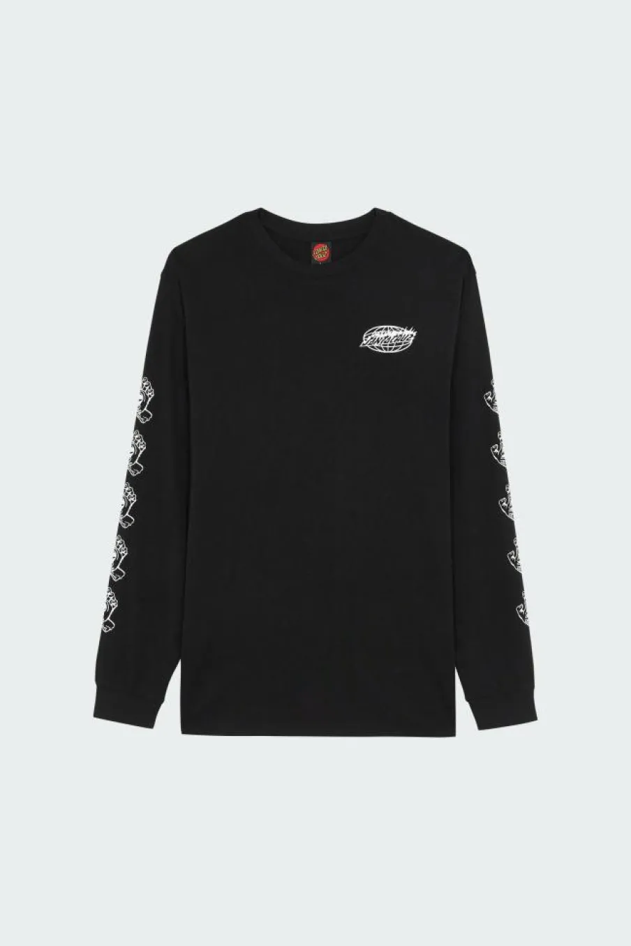 Global Flame Dot Mono - T-shirt | Noir*SANTA CRUZ Discount