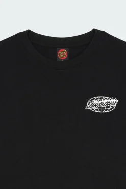 Global Flame Dot Mono - T-shirt | Noir*SANTA CRUZ Discount