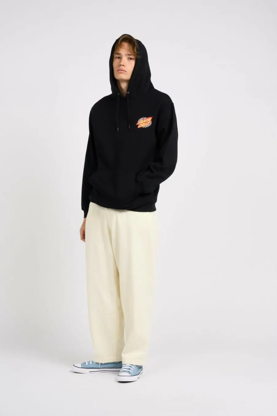 Goal Flame Hood - Hoodie | Noir*SANTA CRUZ Best