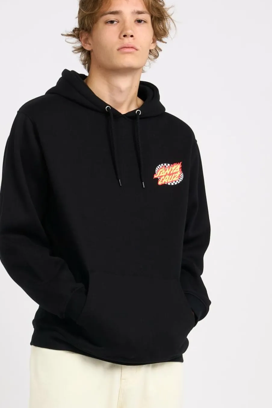 Goal Flame Hood - Hoodie | Noir*SANTA CRUZ Best