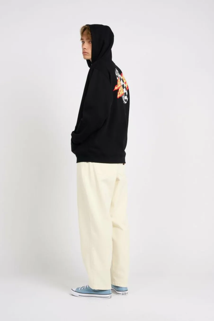 Goal Flame Hood - Hoodie | Noir*SANTA CRUZ Best