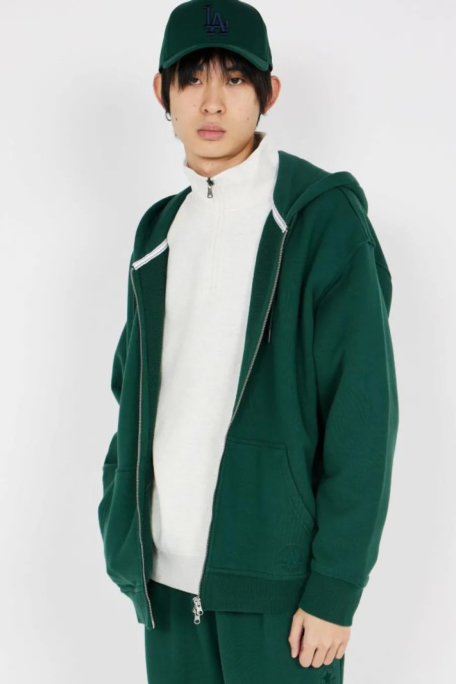 GOLD STANDARD FULL ZIP HOODIE - Hoodie zippé | Vert*CONVERSE Hot