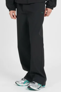 Green Logo Polyester Pants - Pantalon | Noir*ARTE ANTWERP New