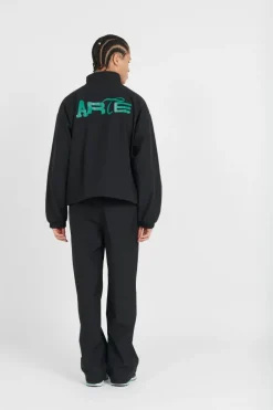 Green Logo Polyester Pants - Pantalon | Noir*ARTE ANTWERP New