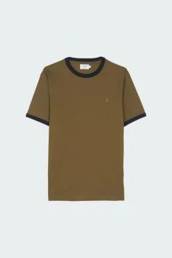 GROVES RINGER - t-shirt | Vert*FARAH Sale
