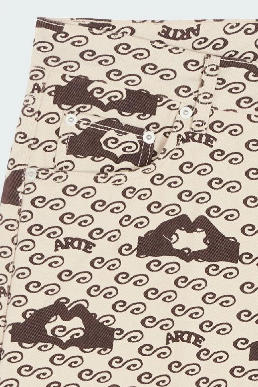 Hand Heart Print Pants - Pantalon | Beige*ARTE ANTWERP Discount