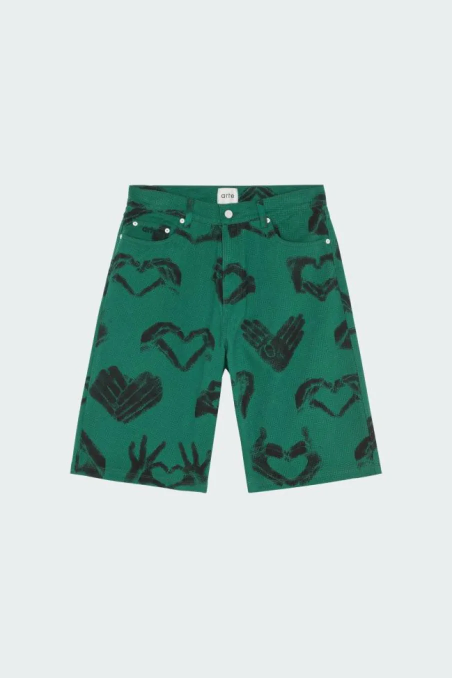 Hand Heart Shorts - Short | Vert*ARTE ANTWERP Best