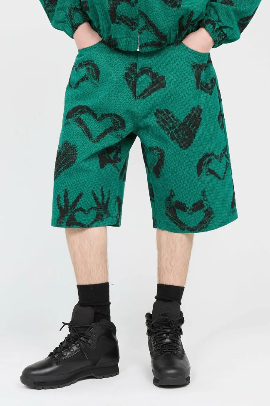 Hand Heart Shorts - Short | Vert*ARTE ANTWERP Best