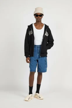 HD ZIP UNDEAD - Hoodie zippé | Noir*WASTED New