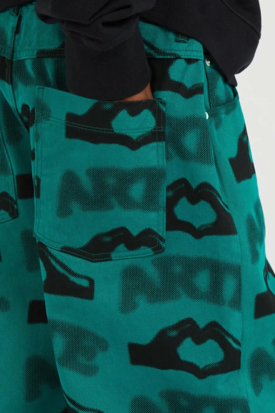 Heart Printed Pants - Pantalon | Vert*ARTE ANTWERP Sale
