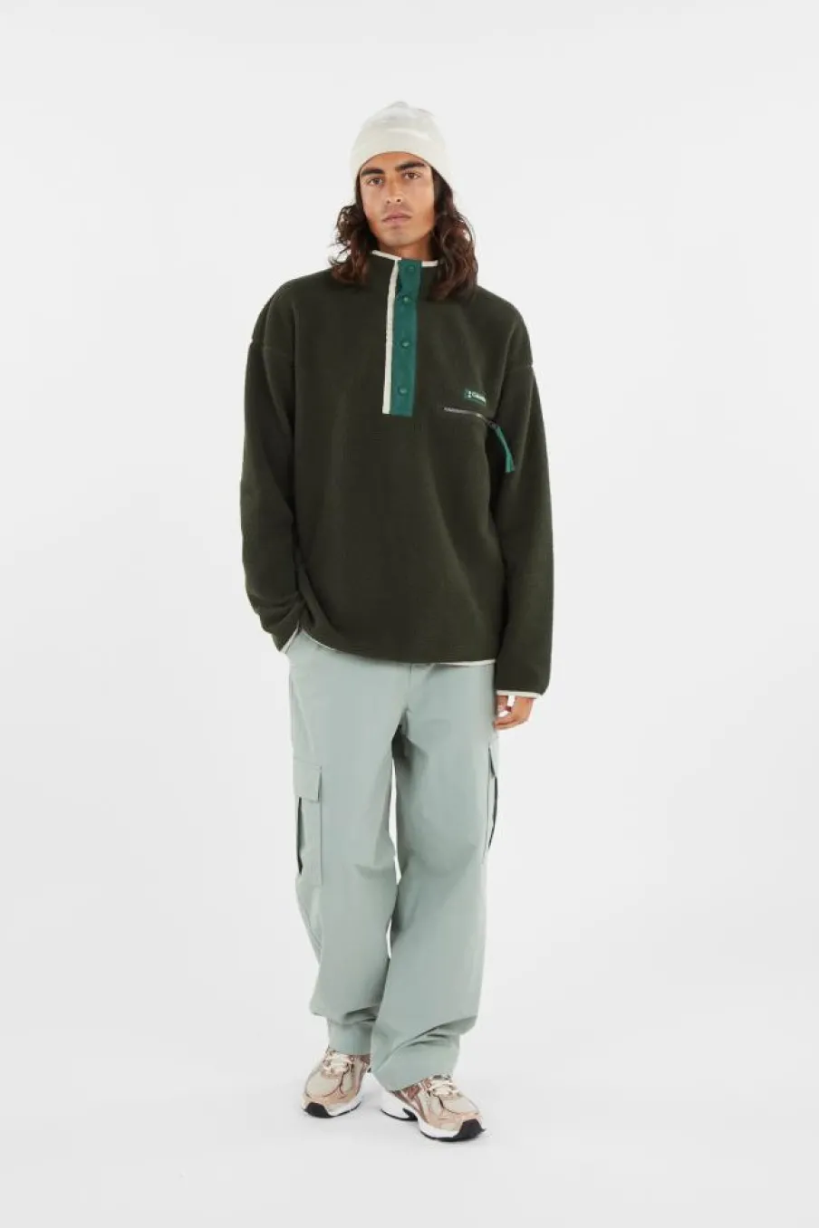 Helvetia II Half Snap Fl - Polaire | Vert*COLUMBIA Online