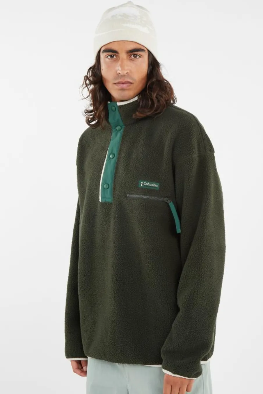 Helvetia II Half Snap Fl - Polaire | Vert*COLUMBIA Online