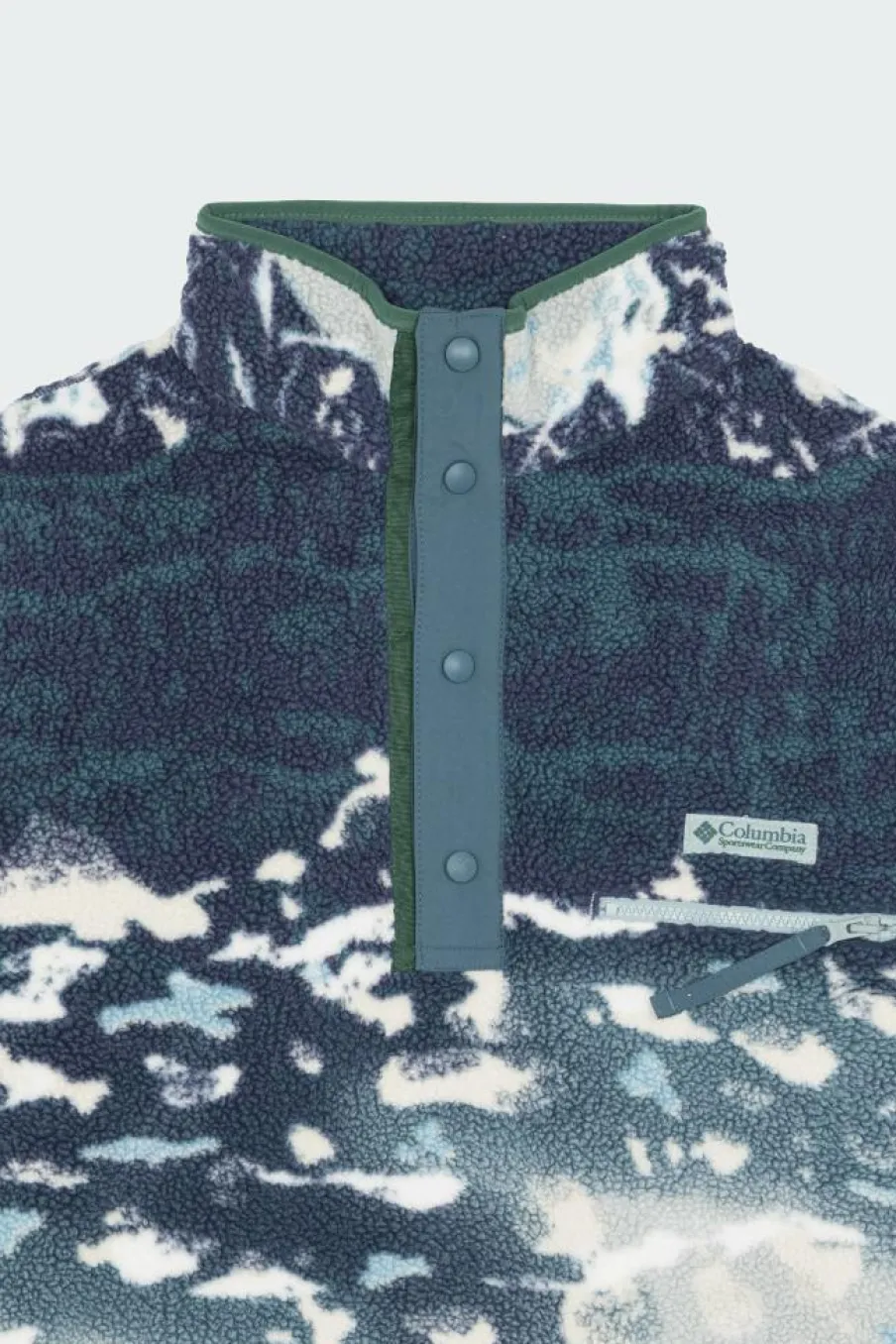 Helvetia II Printed Half - Polaire | Bleu*COLUMBIA New