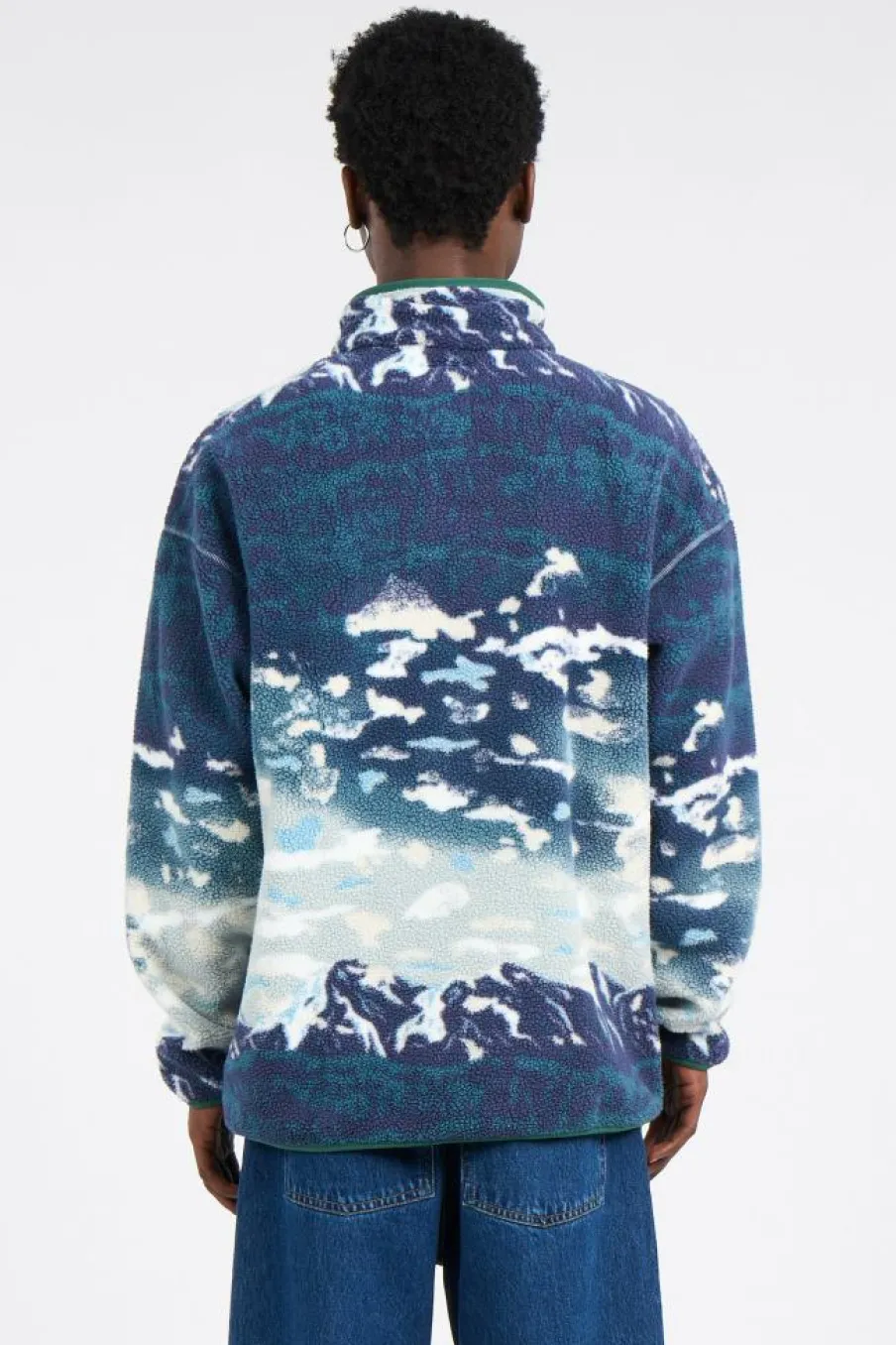 Helvetia II Printed Half - Polaire | Bleu*COLUMBIA New