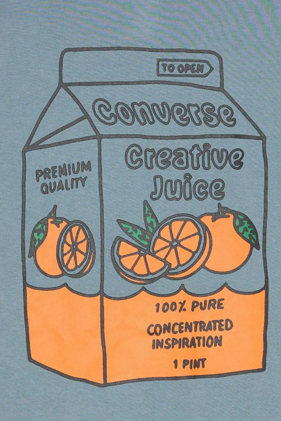 HIGH SUMMER CREATIVE JUICE TEE - T-shirt | Bleu*CONVERSE Hot