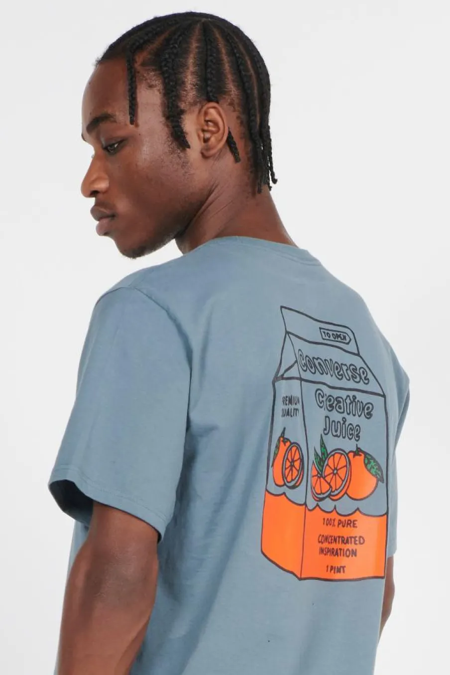 HIGH SUMMER CREATIVE JUICE TEE - T-shirt | Bleu*CONVERSE Hot