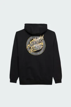 Holo Flamed Dot Zip - Hoodie | Noir*SANTA CRUZ Best