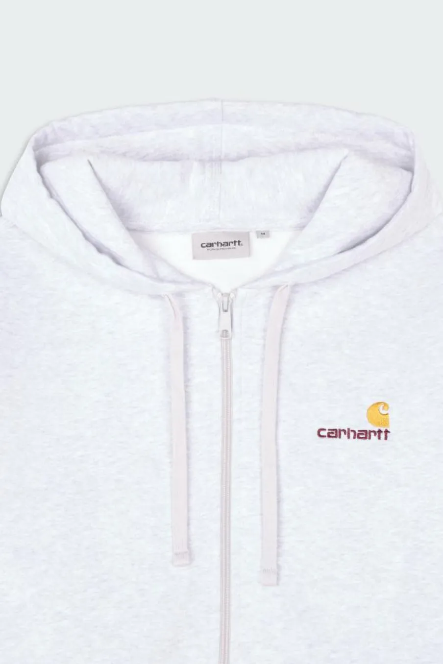 Hooded American Script - Hoodie zippé | Gris*CARHARTT WIP Discount