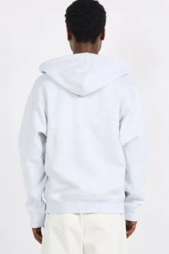Hooded American Script - Hoodie zippé | Gris*CARHARTT WIP Discount