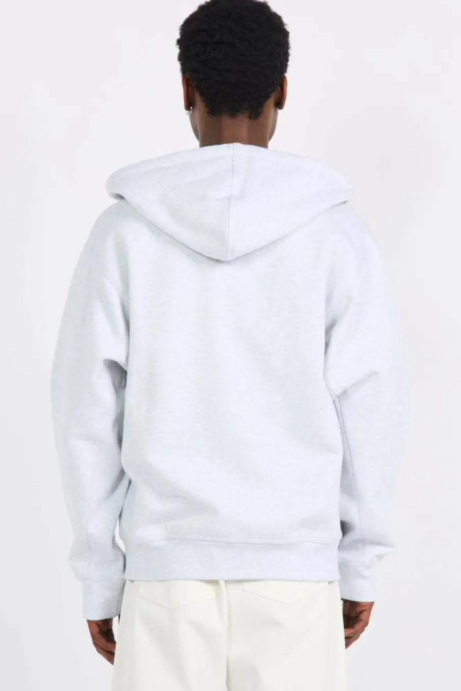 Hooded American Script - Hoodie zippé | Gris*CARHARTT WIP Discount