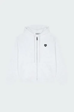 Hooded Heart II Hartt Sweat Jacket - Hoodie zippé | Gris*CARHARTT WIP Discount