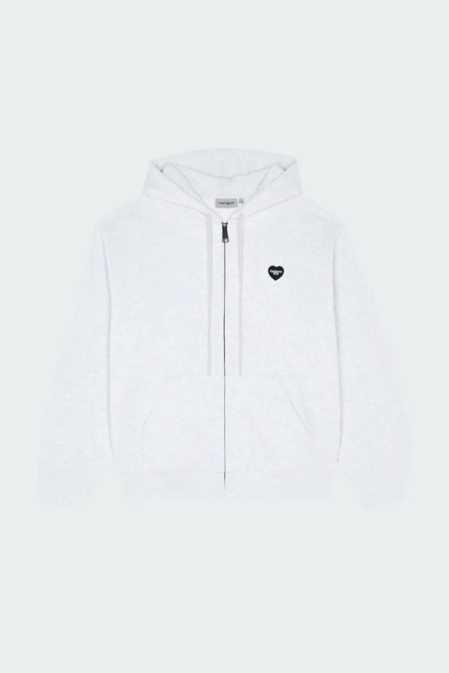 Hooded Heart II Hartt Sweat Jacket - Hoodie zippé | Gris*CARHARTT WIP Discount