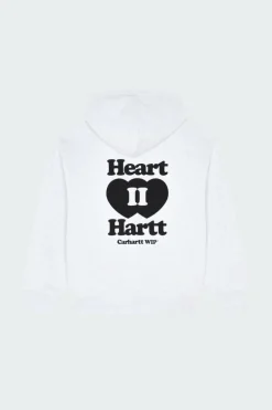 Hooded Heart II Hartt Sweat Jacket - Hoodie zippé | Gris*CARHARTT WIP Discount