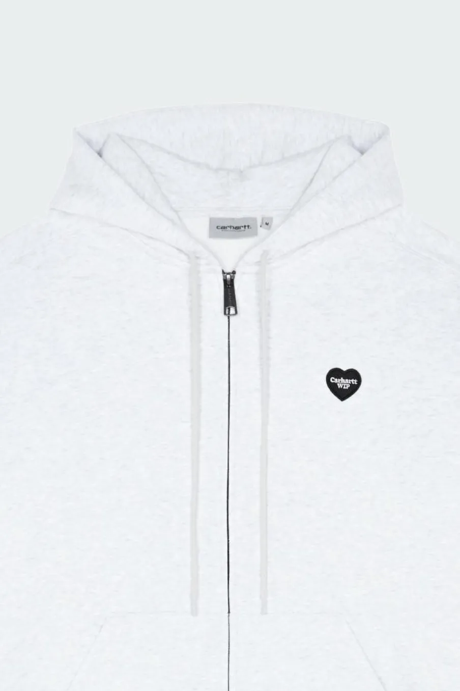Hooded Heart II Hartt Sweat Jacket - Hoodie zippé | Gris*CARHARTT WIP Discount