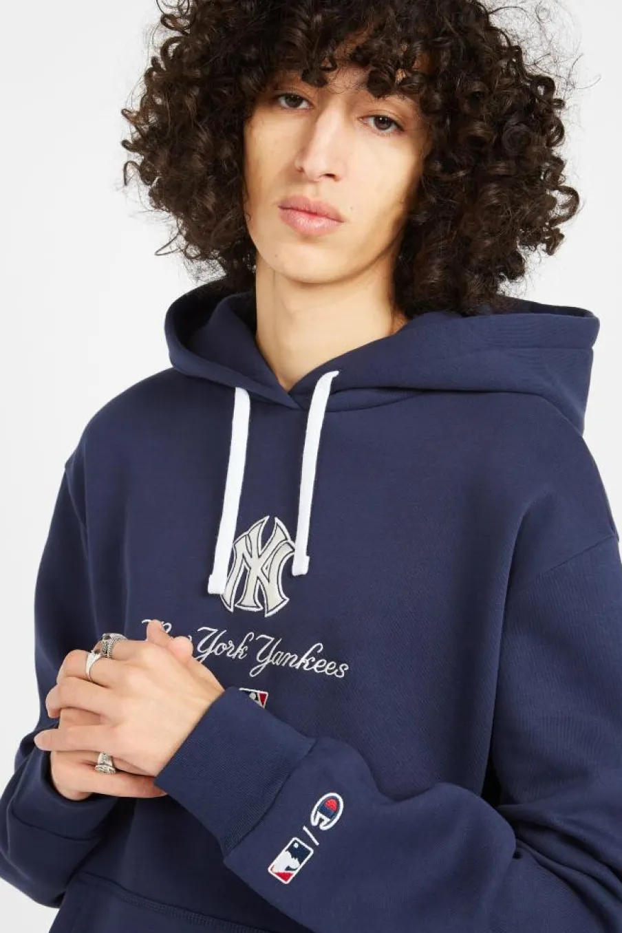 Hooded Sweatshirt - Hoodie | Bleu*CHAMPION