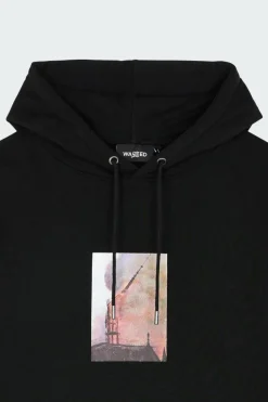 HOODIE SIGHT - Hoodie | Noir*WASTED Sale
