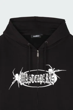 HOODIE ZIP BOILER - Hoodie zippé | Noir*WASTED