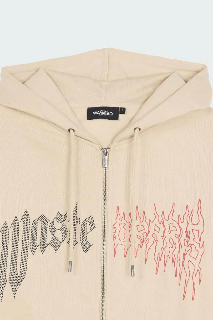 HOODIE ZIP CROWN PITCHER - Hoodie zippé | Beige*WASTED Discount