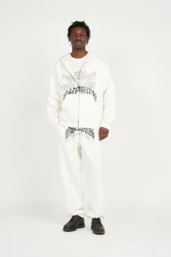 HOODIE ZIP GUARDIAN - Hoodie zippé | Beige*WASTED Online