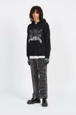 HOODIE ZIP GUARDIAN - Hoodie zippé | Noir*WASTED Sale