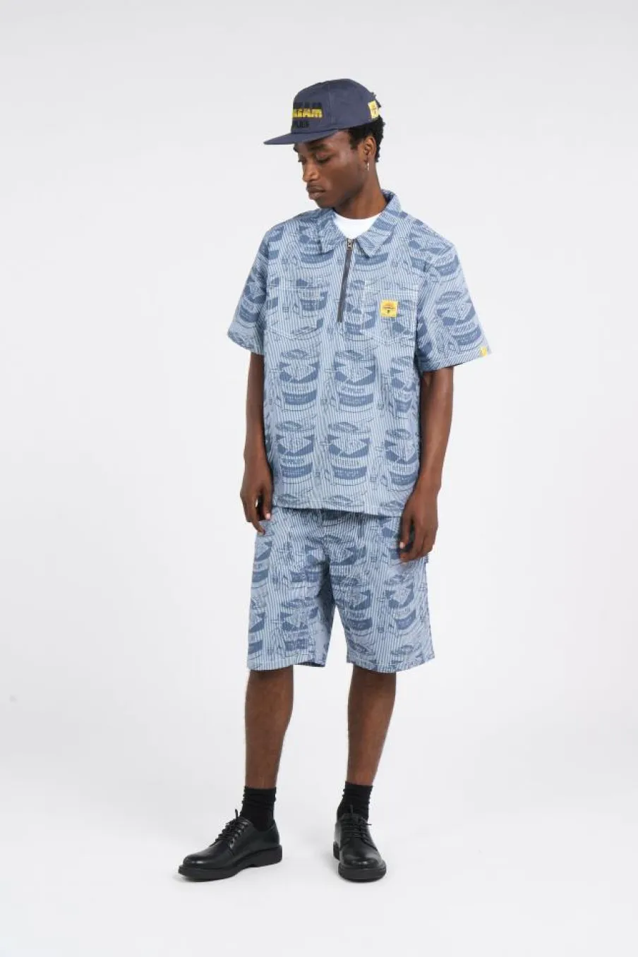IC SUPPLIES WORK - Chemise | Bleu*ICE CREAM Discount