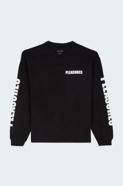 IMPACT STAFF LONG SLEEVE - T-shirt | Noir*PLEASURES Outlet