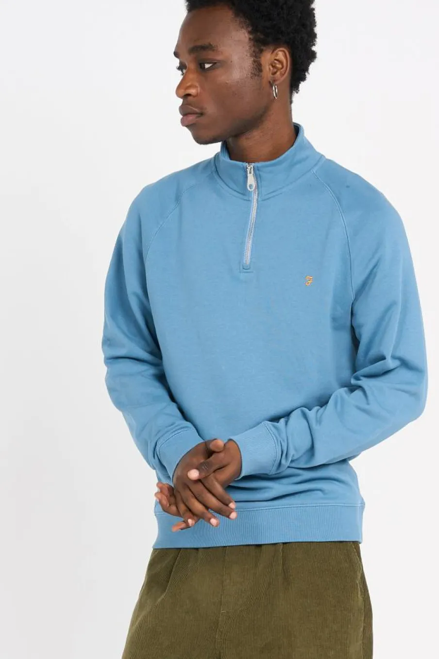 JIM - Sweatshirt | Bleu*FARAH Outlet